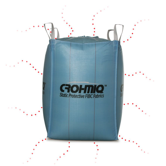 FIBC: Corona Discharge from CROHMIQ Type D Static Dissipative Bulk Bag